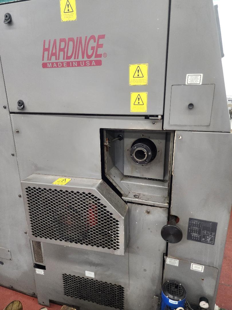 Hardinge #Conquest-T42, CNC lathe, 16" C collet chuck, 12 turret, Fanuc 18T, tailstock, 1995 - Image 5