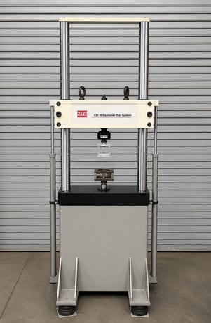 3.3 KIP (15kN), MTS #831.10, Elastomer fatigue test system, hydraulic crosshead lifts & locks w/ctrls - Image 1