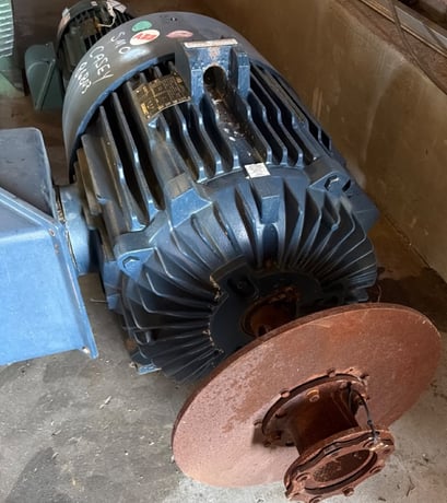 150 HP 1190 RPM ABB, Frame 445T, Ball, TEFC, 1.15 service factor, 460 Volts - Image 4
