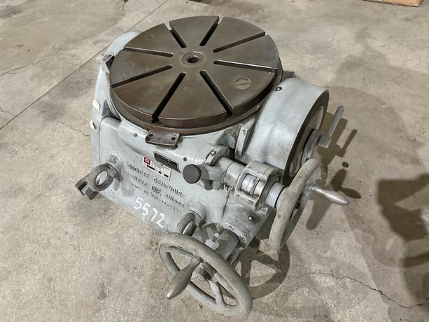 18" Sip #PI-450, tilting rotary table, 180 teeth on the platen - Image 1