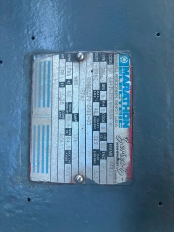 150 HP 1785 RPM Marathon, Frame 444TS, DP, 1.15 service factor, 460 Volts - Image 2