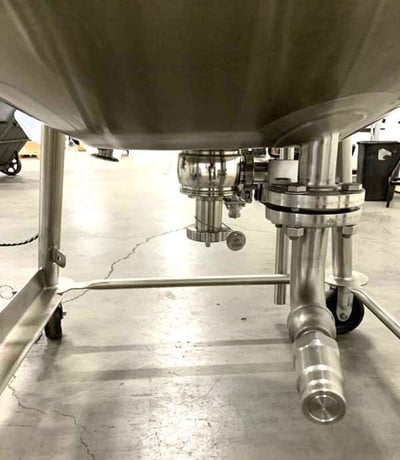 100 gallon Feldmeier, sanitary Stainless Steel jacketed reactor / fermenter w/ mixer, 150 psi @ 350°F - Image 4