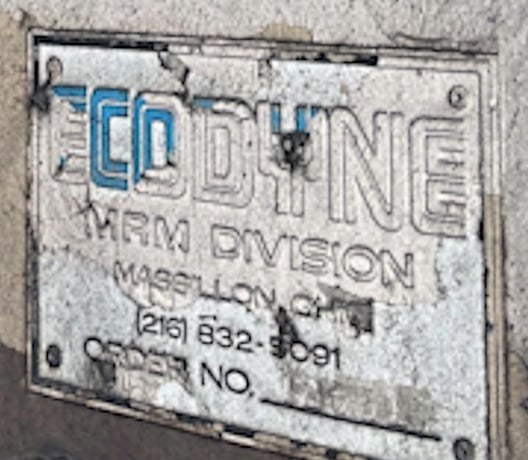 Ecodyne MRM, oil-to-air heat exchanger, 2-fans, 6' diameter blades, 3" inlet, 2.5" outlet, 230/460 V. - Image 8
