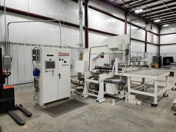 Femco #B-5 Saw Ferry Industries precision CNC band saw, Proface CNC touchscreen interface, 2016 - Image 1