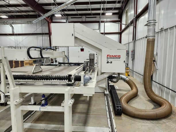 Femco #B-5 Saw Ferry Industries precision CNC band saw, Proface CNC touchscreen interface, 2016 - Image 6