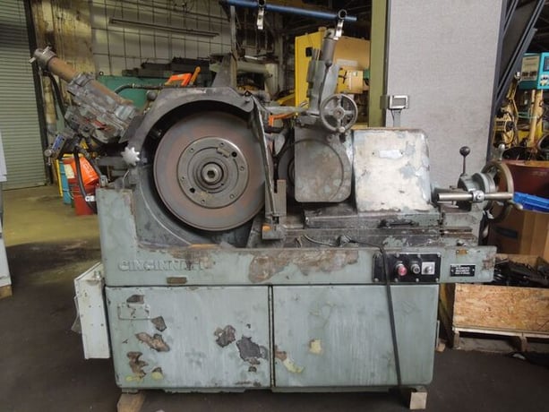 Cincinnati No. 2 Mdl. O-M, centerless grinder, 3.5"/4.75" diameter work rest capacity, 20" diameter & 12" - Image 1