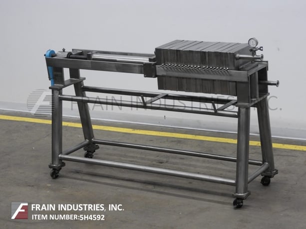 Star #20SS4113S2TIC, horizontal, Stainless Steel, plate & frame filter press - Image 1