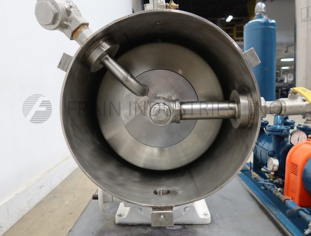 Cornell #D-16, 304 Stainless Steel, versator & vacuum pump, 1-20 GPM, 7-1/2 HP, boltdown door - Image 2