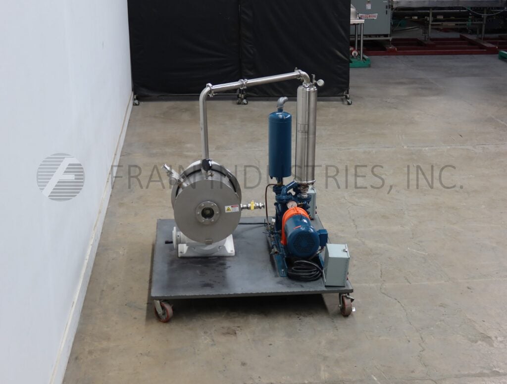 Cornell #D-16, 304 Stainless Steel, versator & vacuum pump, 1-20 GPM, 7-1/2 HP, boltdown door - Image 4