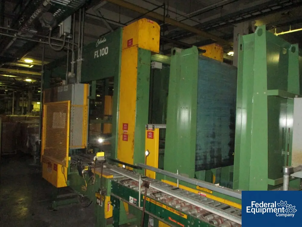 Columbia #FL100-RR, Palletizer, 8' pallet magazine (2 available) - Image 1