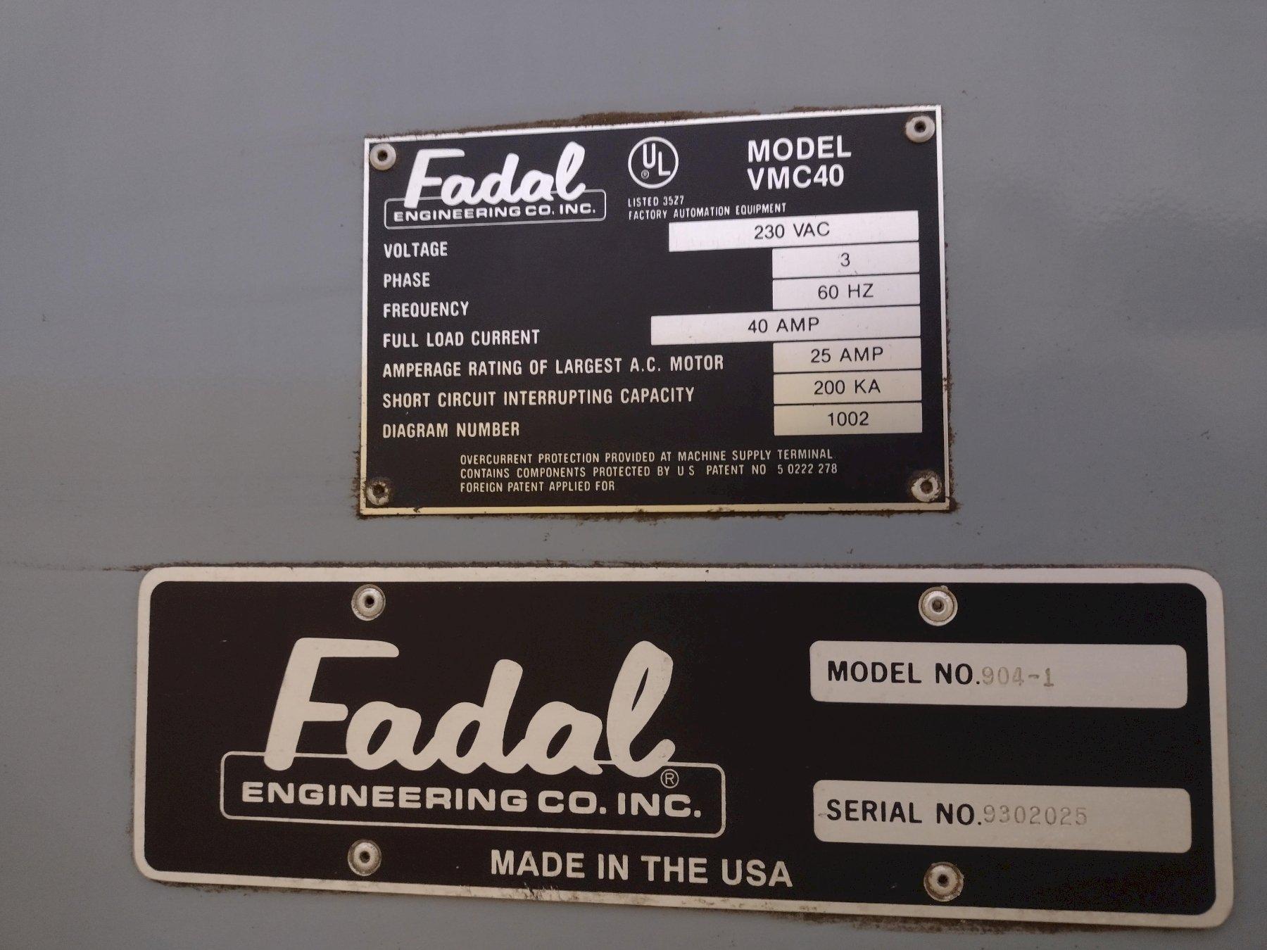 Fadal #VMC3016, CNC vertical machining center, 20 automatic tool changer, 30" X, 16" Y, 20" Z, 10000 RPM - Image 2