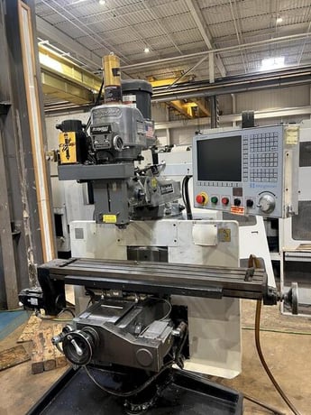 Bridgeport, Hardinge #EZ-Vision, 3-Axis CNC knee mill, 9" x48" table, 2 HP, power draw bar - Image 1