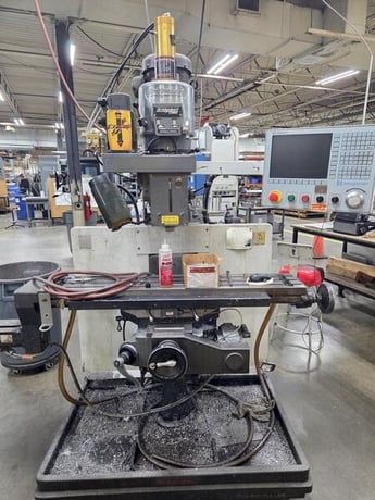 Bridgeport, Hardinge #EZ-Vision, 3-Axis CNC knee mill, 9" x48" table, 2 HP, power draw bar - Image 2