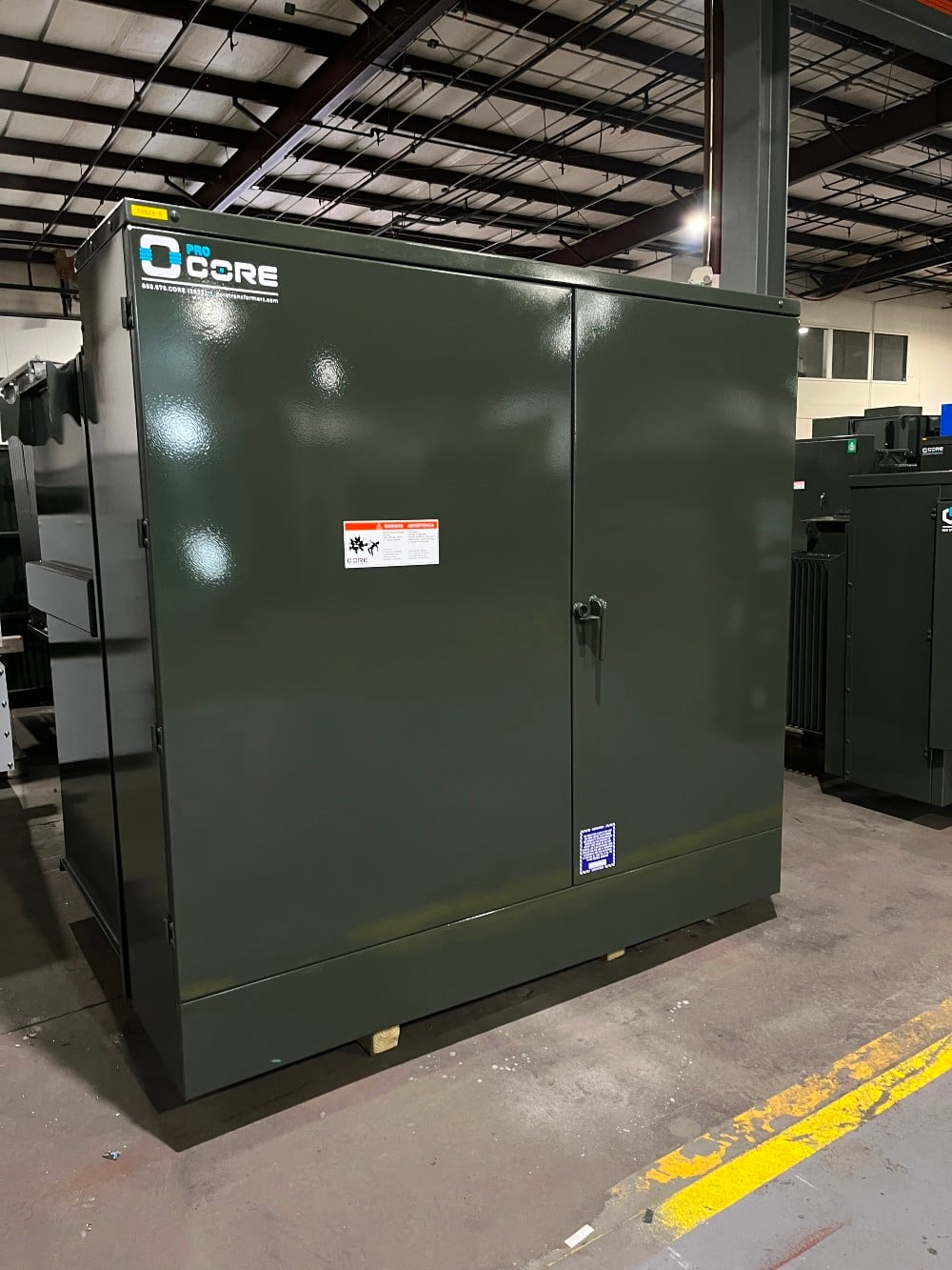 3750 KVA 24940GrdY/14400 Primary, 480Y/277 Secondary, PAD, ProCORE - Image 1