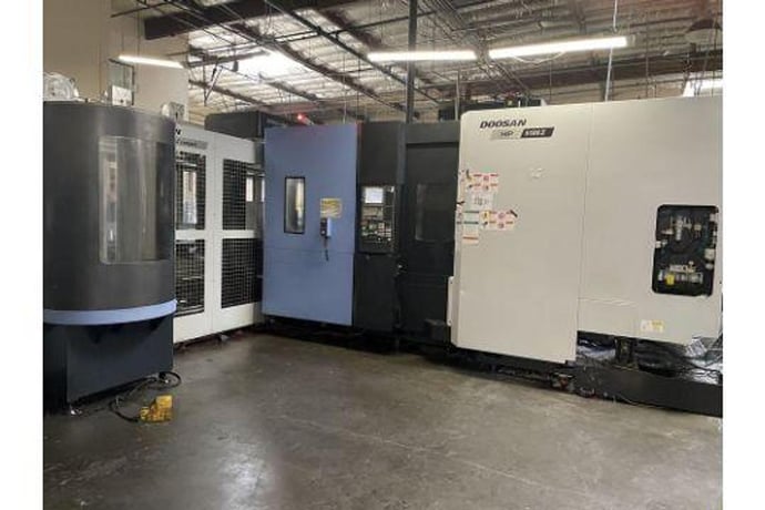 Daewoo Doosan #HP-5100II, CNC horizontal machining center, 262 automatic tool changer, 33.5" X, 27.6" Y - Image 1