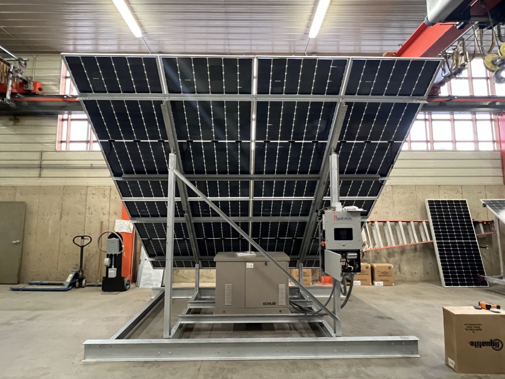 5580 Watt SolarSet #8-OGP-5.58-19.0-1-F, 8 panel, premium off grid solar system, 240 Volts, new - Image 1