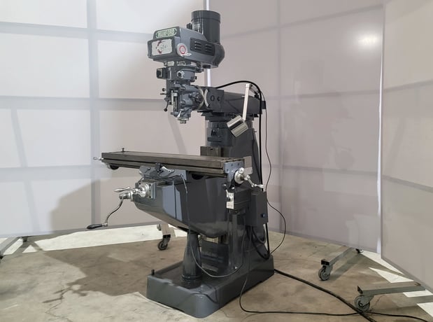 Manford #SP-150VS-Meehanite, vertical mill, 9" x49" tbl., 3 HP, R8, variable speed, X-Axis automatic feed - Image 2