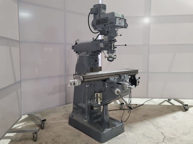 Manford #SP-150VS-Meehanite, vertical mill, 9" x49" tbl., 3 HP, R8, variable speed, X-Axis automatic feed - Image 3