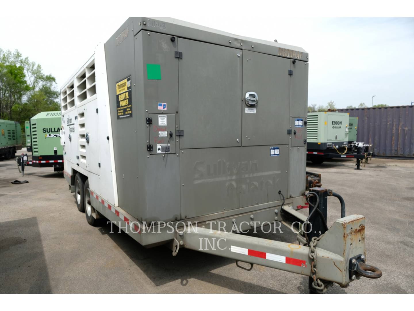 Sullivan D1600PHCA4WAF, Compressed Air, 2941 hours, S/N: 511018, 2018 - Image 2