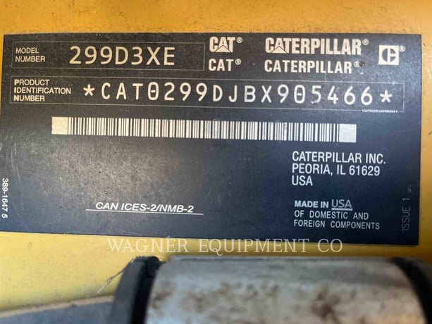 Caterpillar 299D3XE, Track Loader, 1307 hours, S/N: BX905466, 2023 - Image 6