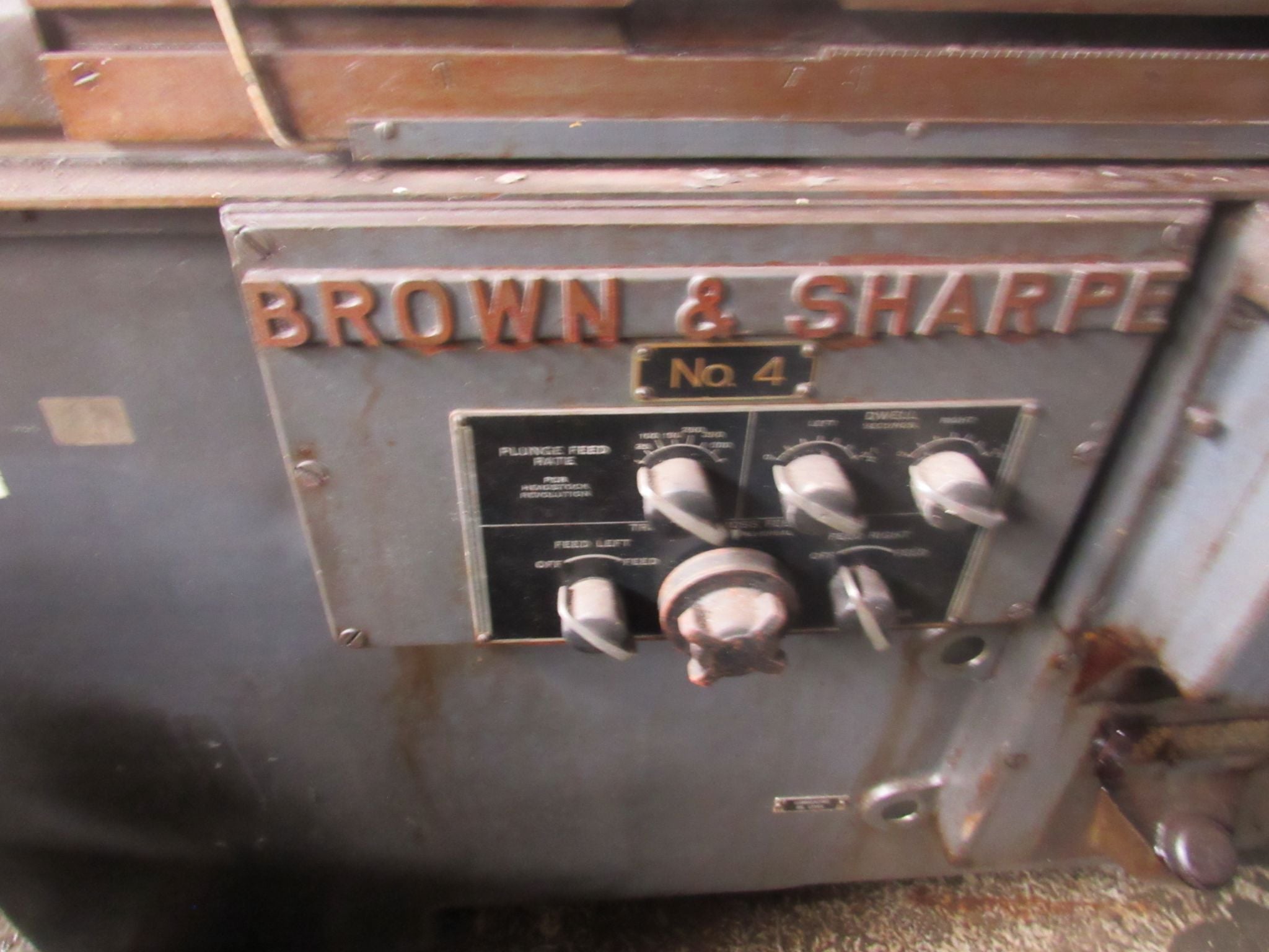14" x 60" Brown & Sharpe #4, universal grinder, 12" x 1.5" x 5" grinding wheel, 12" 4-Jaw chuck, 3-150 IPM - Image 9