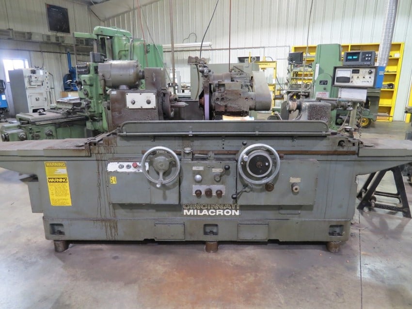 14" x 36" Cincinnati #DE, universal cylindrical grinder, 12" x 1.5" x 5" grinding wheel, 7.5 HP - Image 1