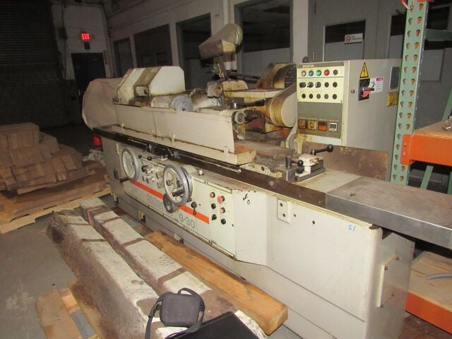 11.8" x 40" Shigiya #GU-308-100A, universal cylindrical grinder, 14" x 1" x 6" wheel, 3.7 kW, 1998 - Image 7