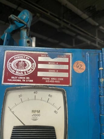 Bryant #1109, internal grinder, 9" swing, 3.5" grinding stroke, 6" Traverse stroke, 200-1200 RPM - Image 6