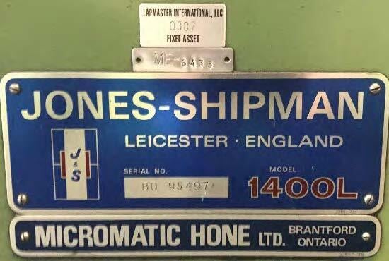 8" x 26.7" Jones & Shipman #1400L, surface grinder, 8" x 1" x 1" grinding wheel, 8" x 24" chuck, 2 HP - Image 4