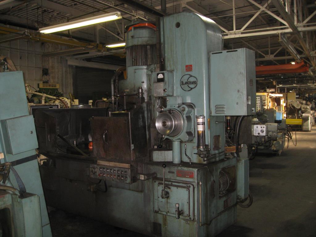 Blanchard #22CK-42, Extended vertical Wet Base rotary surface grinder, 48" diameter x 24" H Range, 42" chuck - Image 7