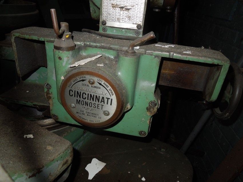 Cincinnati #Monoset, tool & cutter grinder, 12" swing, 1.25" Collet, 4" diameter grinding wheel, 4000-8000 - Image 3