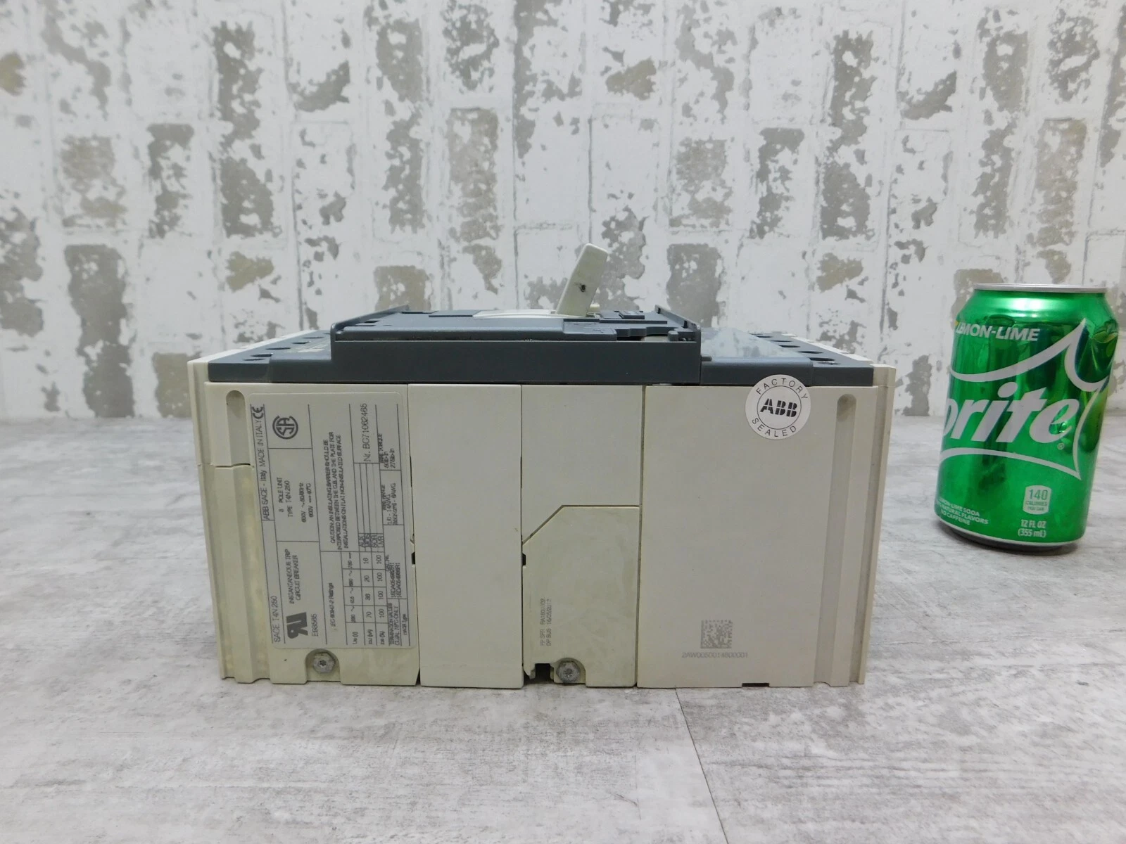 150 Amps, ABB Instantaneous Trip Circuit Breaker, SACE T4N 250, 3 Pole, 600 Volts, Used - Image 6