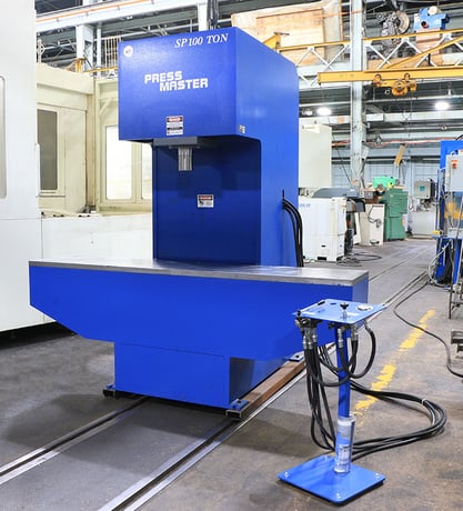 100 Ton, Press Master #SP-100, 12" stroke, 10 HP, foot pedal, #140367 - Image 2