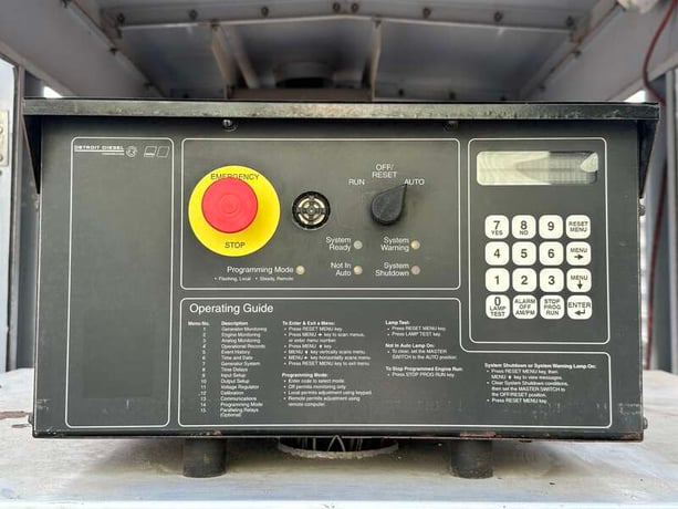 265 KW Detroit Diesel #250DSE, diesel generator set, 277/480 Volts, 954 hours, 490 HP @ 1800 RPM, Detroit - Image 8