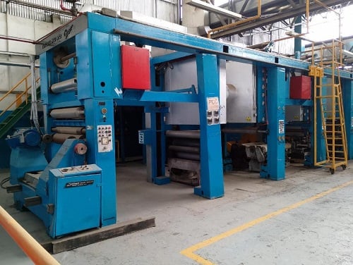 Aluminum coating / embossing line, Tecmo Flexo, 3 coating stations, 1 embossing unit - Image 2
