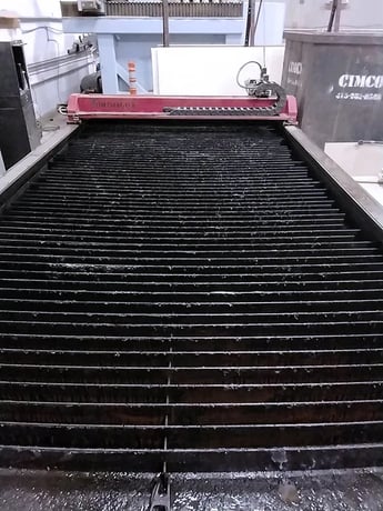 Lincoln #Torchmate-TMX-614, plasma cutter, 6' x 14' table, Hypertherm Powermax 105 power supply, water table - Image 2