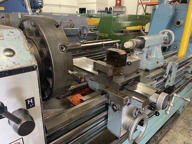 Acra Turn #LS-600, Lathe, removable gap, 24" swing, 14" swing over cross slide, 12-speed spindle, 23-1500 - Image 3