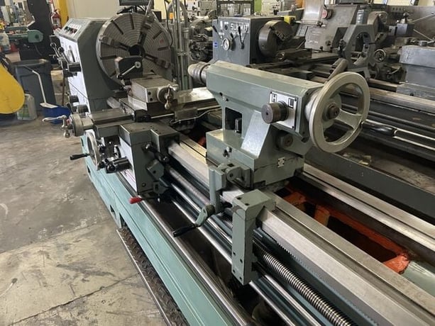 Acra Turn #LS-600, Lathe, removable gap, 24" swing, 14" swing over cross slide, 12-speed spindle, 23-1500 - Image 4