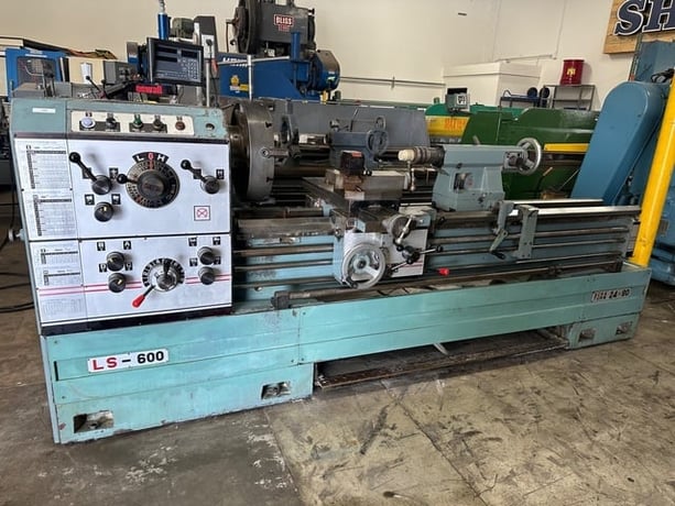 Acra Turn #LS-600, Lathe, removable gap, 24" swing, 14" swing over cross slide, 12-speed spindle, 23-1500 - Image 7