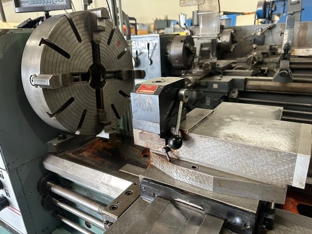 Acra Turn #LS-600, Lathe, removable gap, 24" swing, 14" swing over cross slide, 12-speed spindle, 23-1500 - Image 10