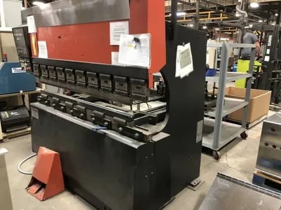 50 Ton, Amada #FBD-5020E, up-acting hydraulic press brake, 6' overall, 82" between housing, 15.75" throat, 4" - Image 1