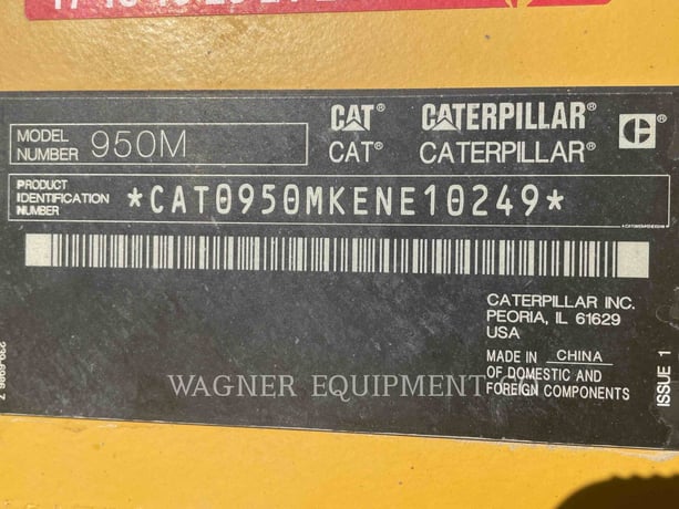 Cat 950M, Wheel Loader, 8252 hours, S/N: ENE10249, 2017 - Image 6