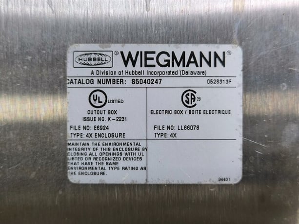 400 Amp. Eaton #PRL3A Pow-R-Line, Panelboard, 480Y/277 Volts, 3PH, weather protected enclosure, 2005 - Image 5