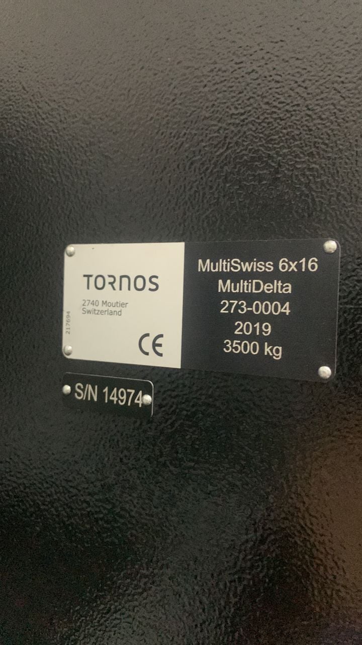 Tornos #Multiswiss-6X16, CNC multi-spindle screw machine, Fanuc 30i, 16mm diameter, s/n #14974, 2019 - Image 5