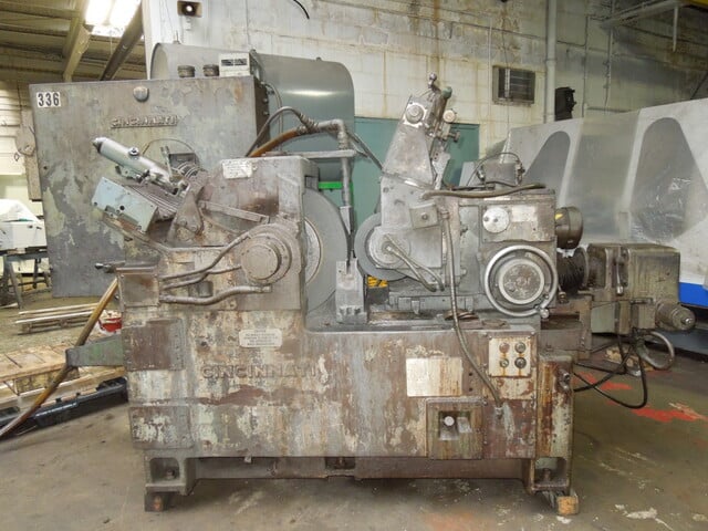 Cincinnati No. 230-10, centerless grinder, 10" Infeed work rest, 24" diameter x 10" width x 12" hole grinding - Image 1