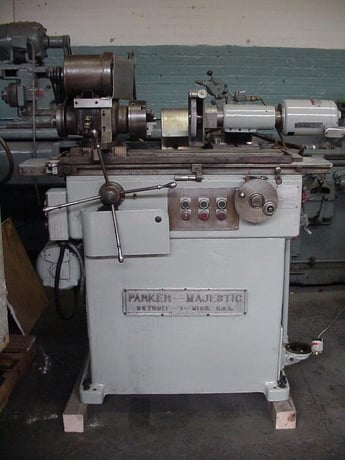 10" x 24" Parker #B, plain cylindrical grinder, 6" 3-Jaw chuck, 8" outside dimension x 3" ID x 1" face - Image 1
