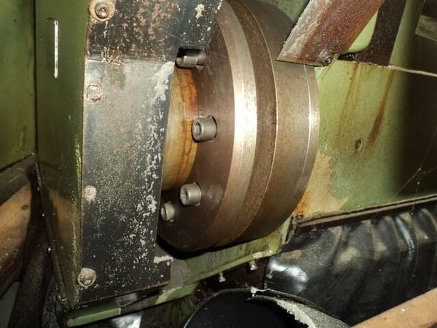 10" x 16" Bahmuller #ASP-400-ATE, plain cylindrical grinder, 20" x 4" x 5" grinding wheel, 10.05 HP, 1986 - Image 4