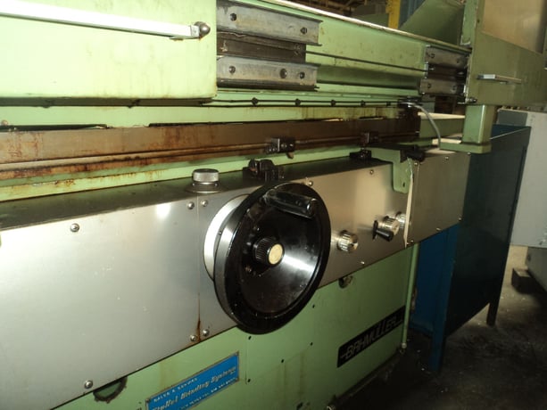 10" x 16" Bahmuller #ASP-400-ATE, plain cylindrical grinder, 20" x 4" x 5" grinding wheel, 10.05 HP, 1986 - Image 5