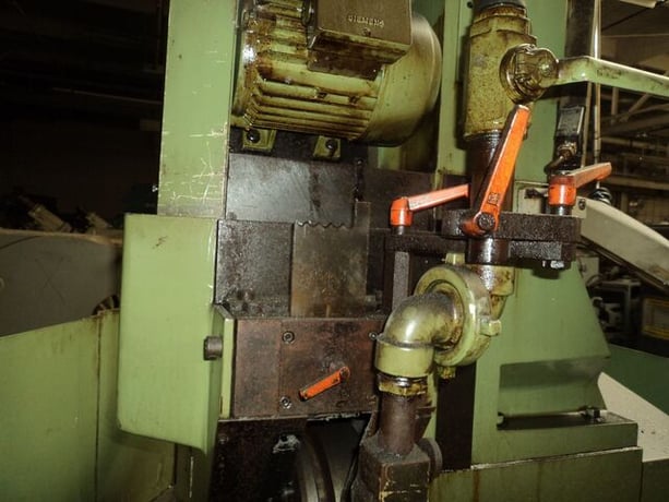 10" x 16" Bahmuller #ASP-400-ATE, plain cylindrical grinder, 20" x 4" x 5" grinding wheel, 10.05 HP, 1986 - Image 6
