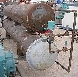 1412 sq.ft., 300 psi shell, 150 psi tube, Cimco-Lewis, shell & Carbon Steel tube heat exchanger, 200°F - Image 3